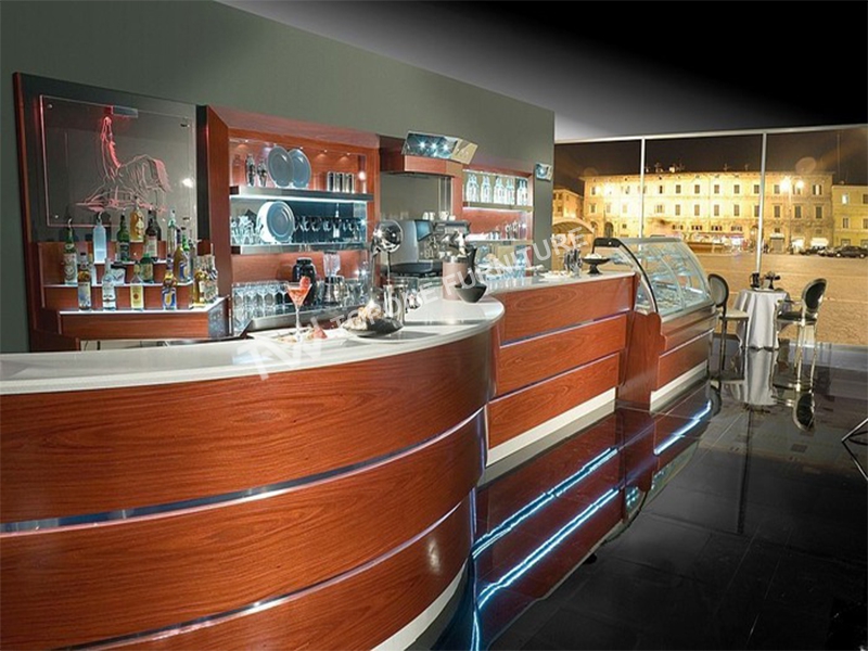 modern restaurant bar counter design