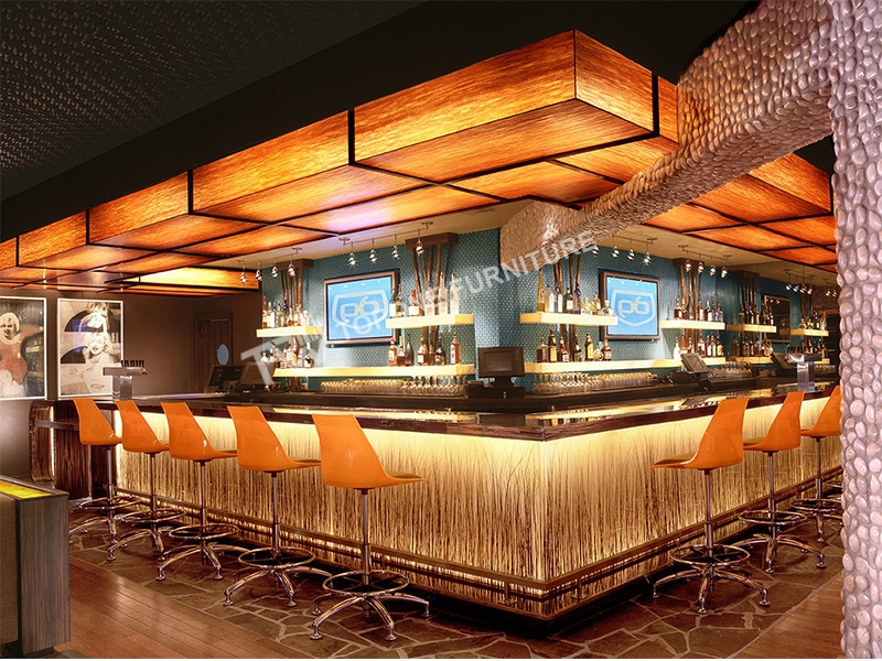 Fancy design LED light bar counter for the night club(TPBC232)Topone